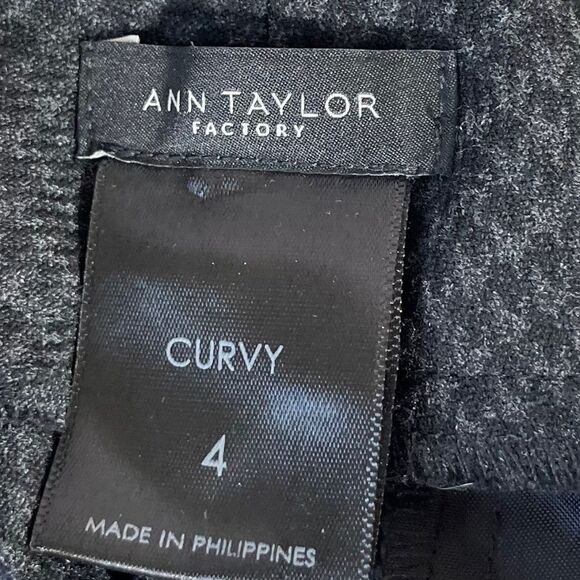 Ann Taylor Factory Black Curvy Trousers NWT Sz 4 - Picture 4 of 9